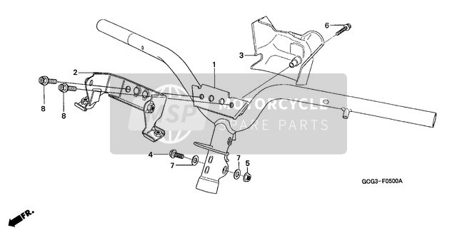 Honda SGX50S 2000 Lenker/Griffe für ein 2000 Honda SGX50S